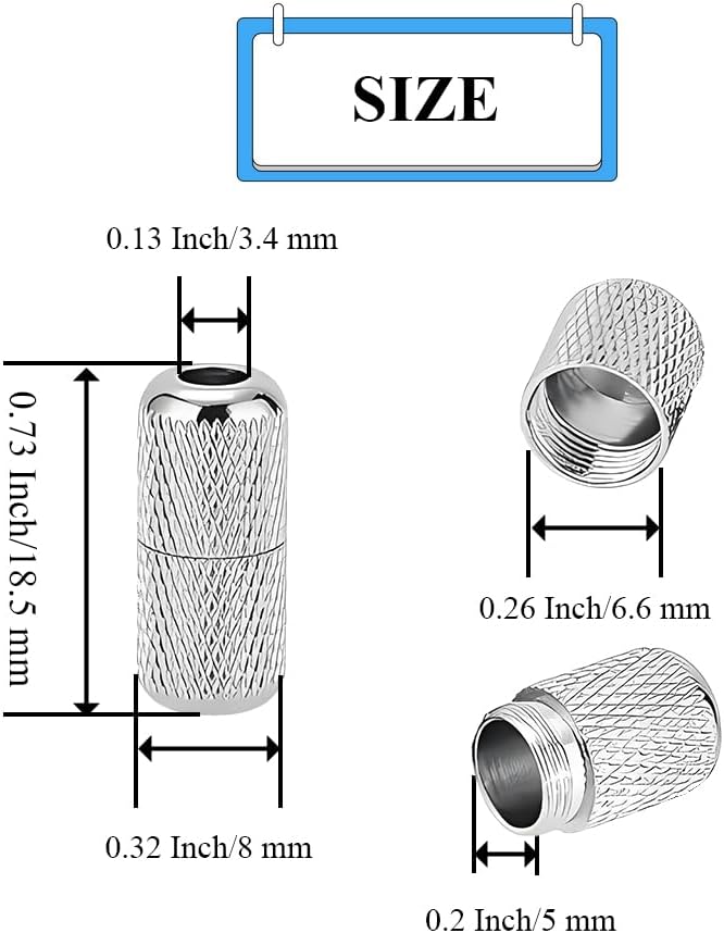Ckyleole Shoelaces Buckle Lock No Tie Shoe Lace Turnbuckle Metal Laces Clasps Capsule Shoelaces Tip End Laces Rotating Lock - Image 2